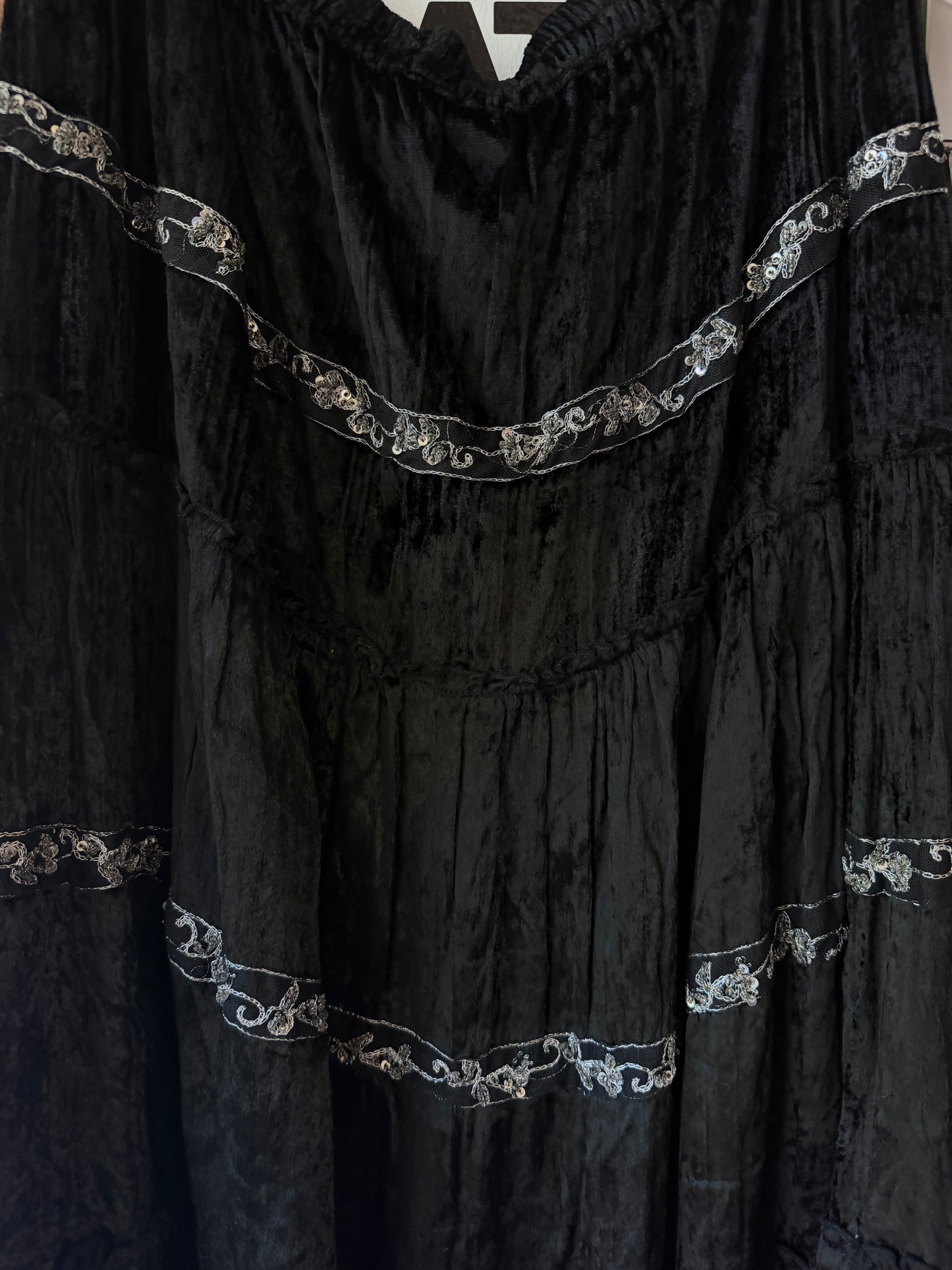 BFA Classics Sequined Maxi Skirt