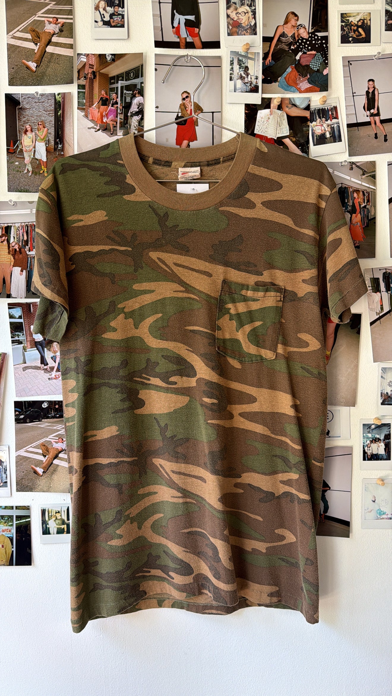 signal  camo ss top  Tops