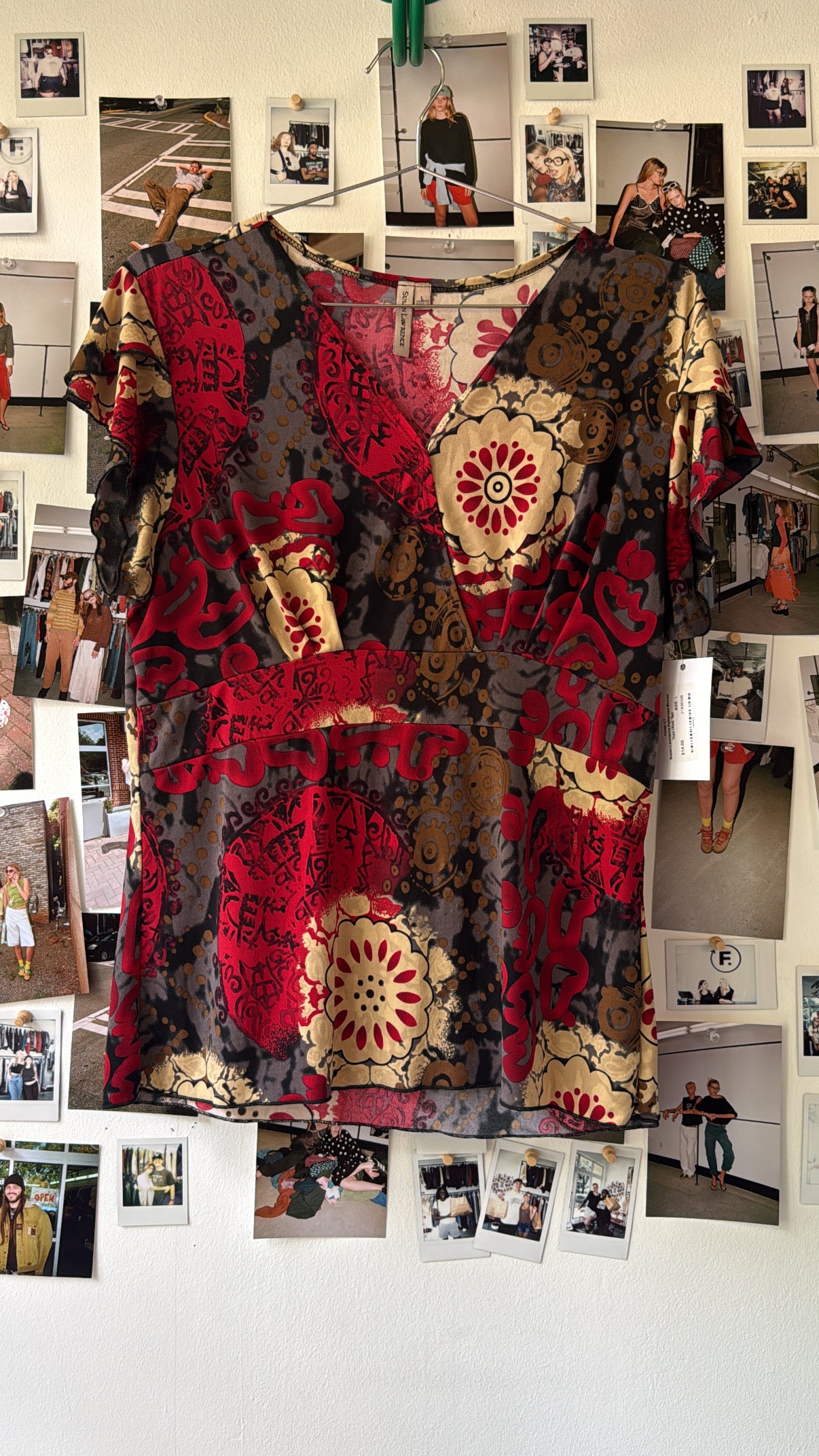 Susan Lawrence Patterned Blouse Tops