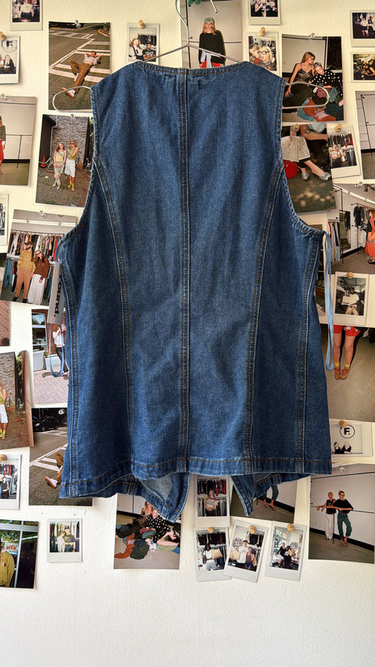 sincerely Jules  denim vest  Tops