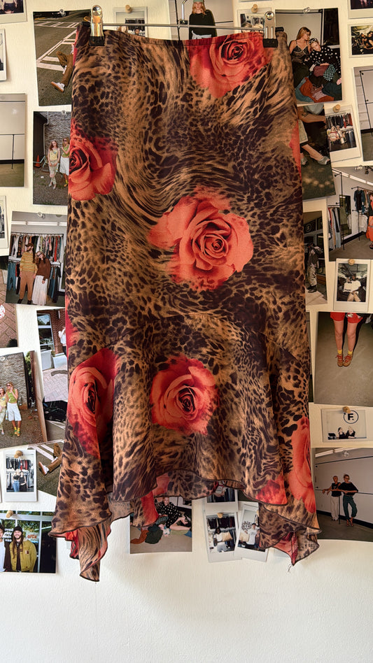 AGB  patterned maxi skirt Skirt