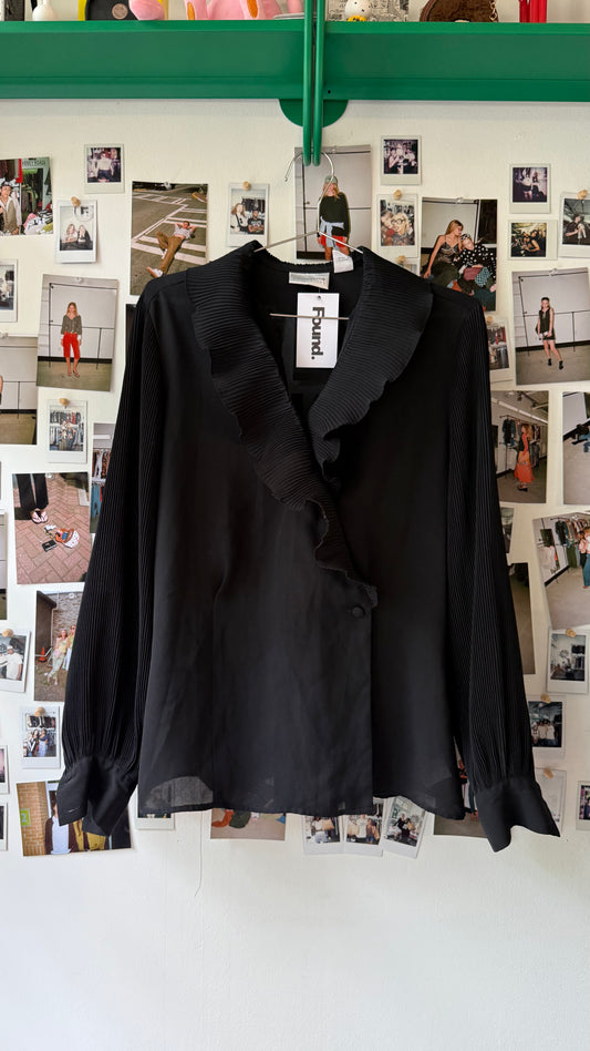 Liz Clairborne LS Pleated Tops