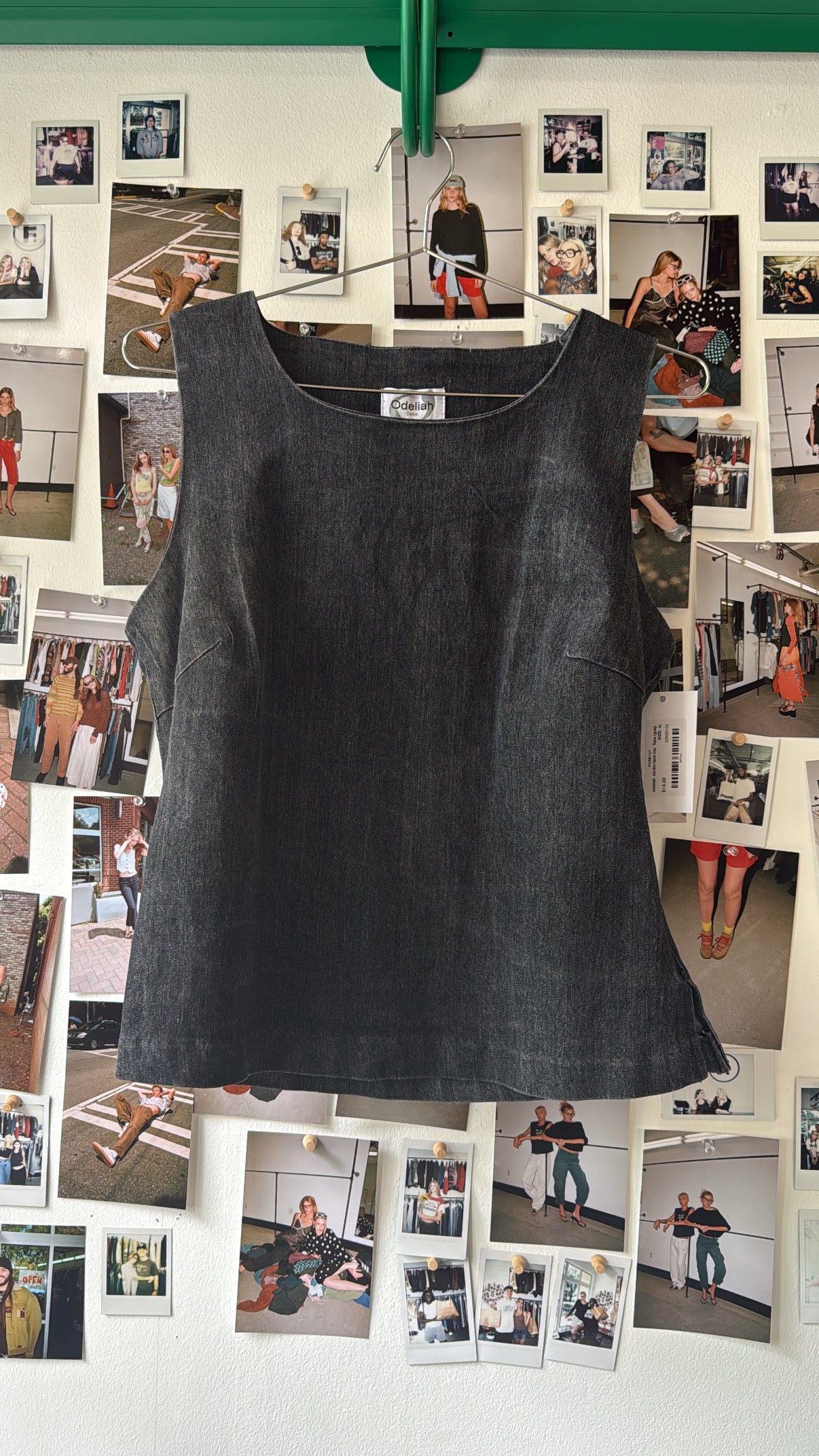 odeliah  denim tank top  Tops