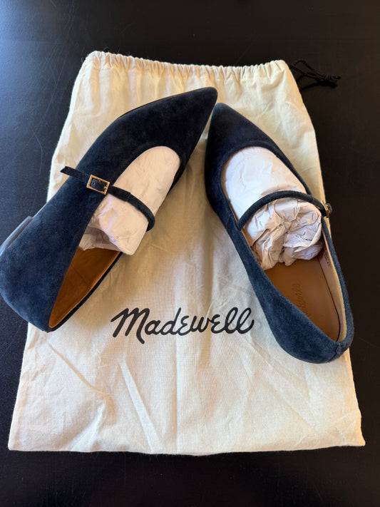 Madewell  suede pointed flats  Footwear