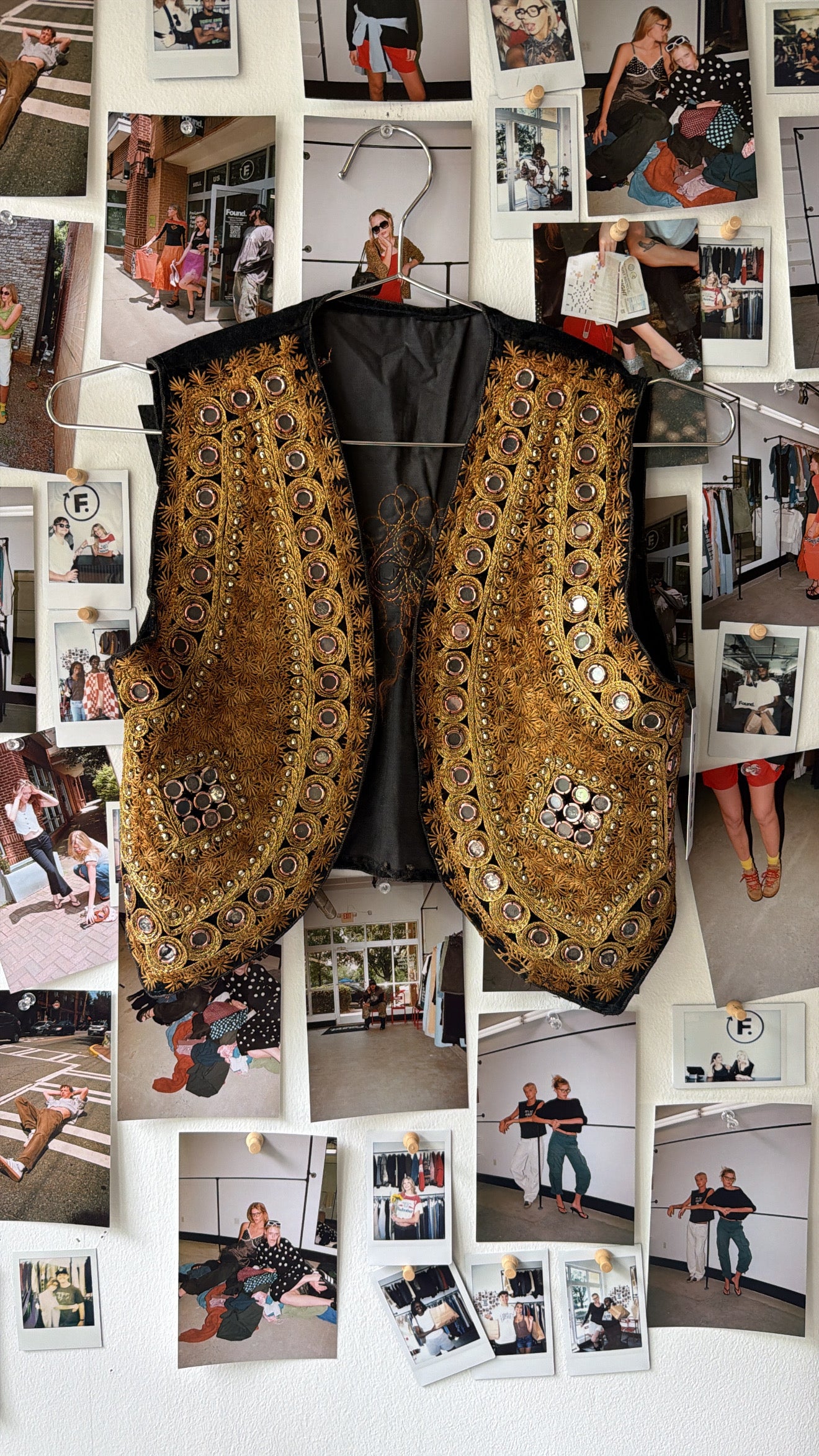 embellished vest  Tops