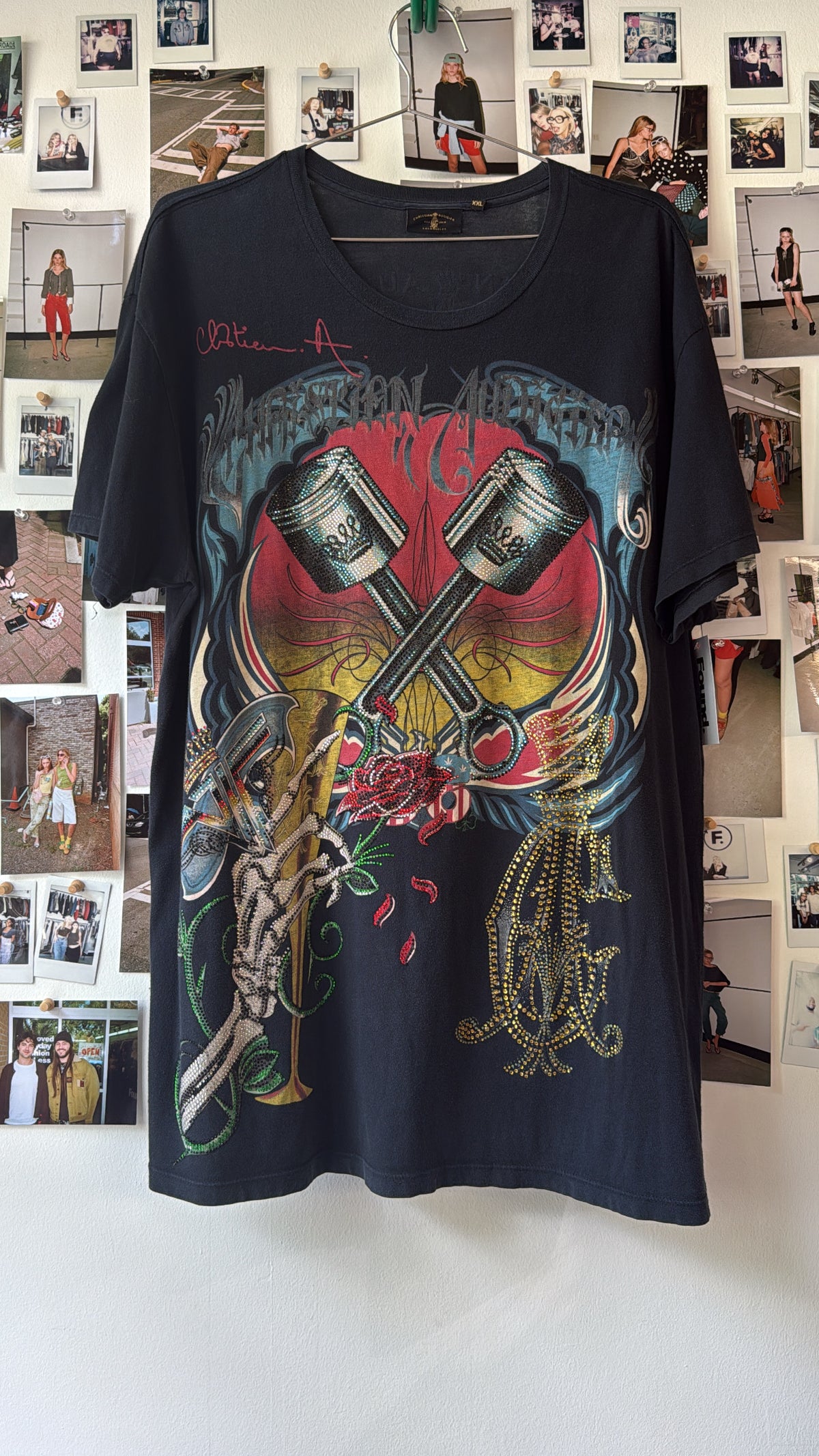Christian Audigier Tee Tops
