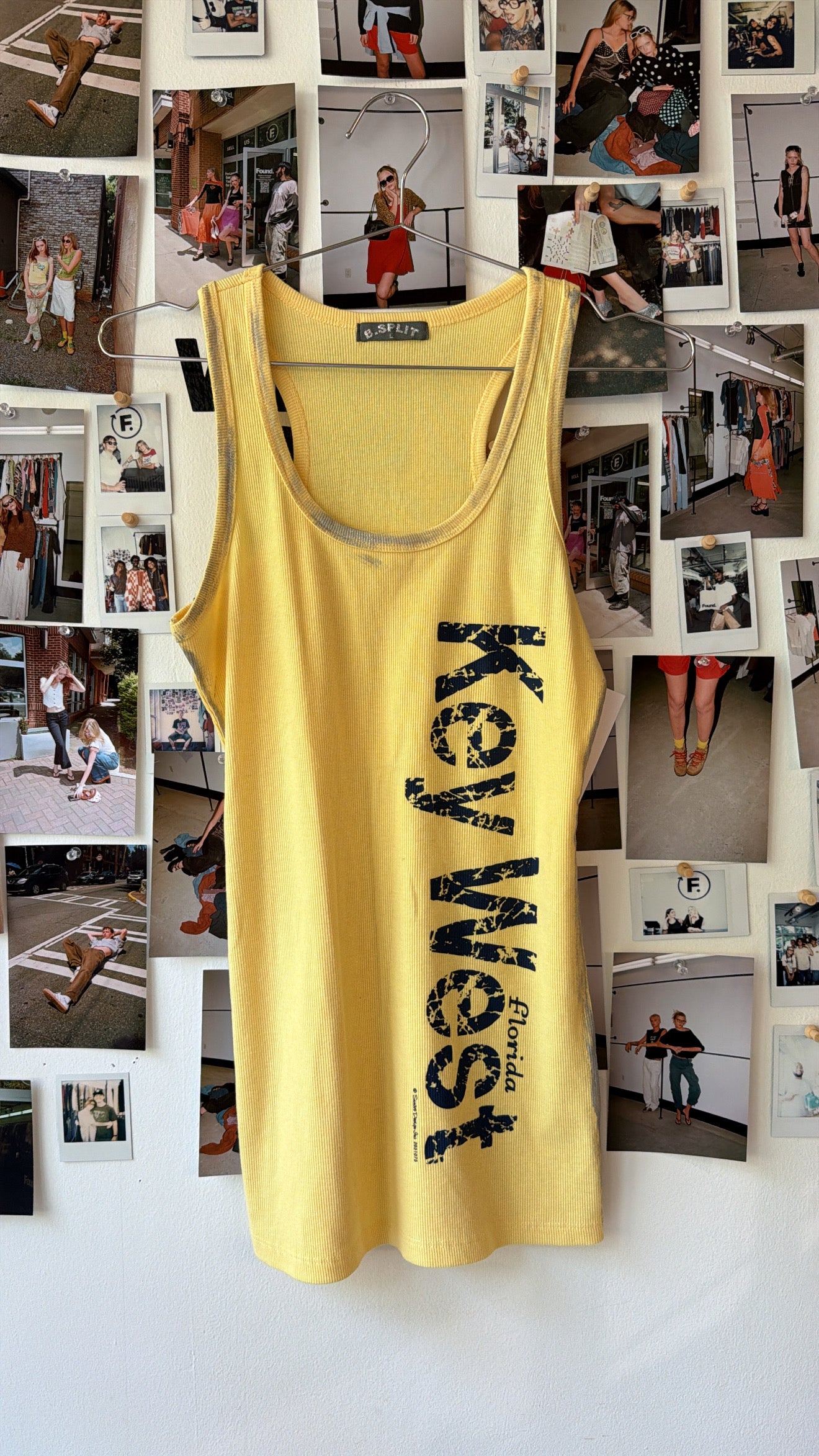 B.Split Key West Tank Tops