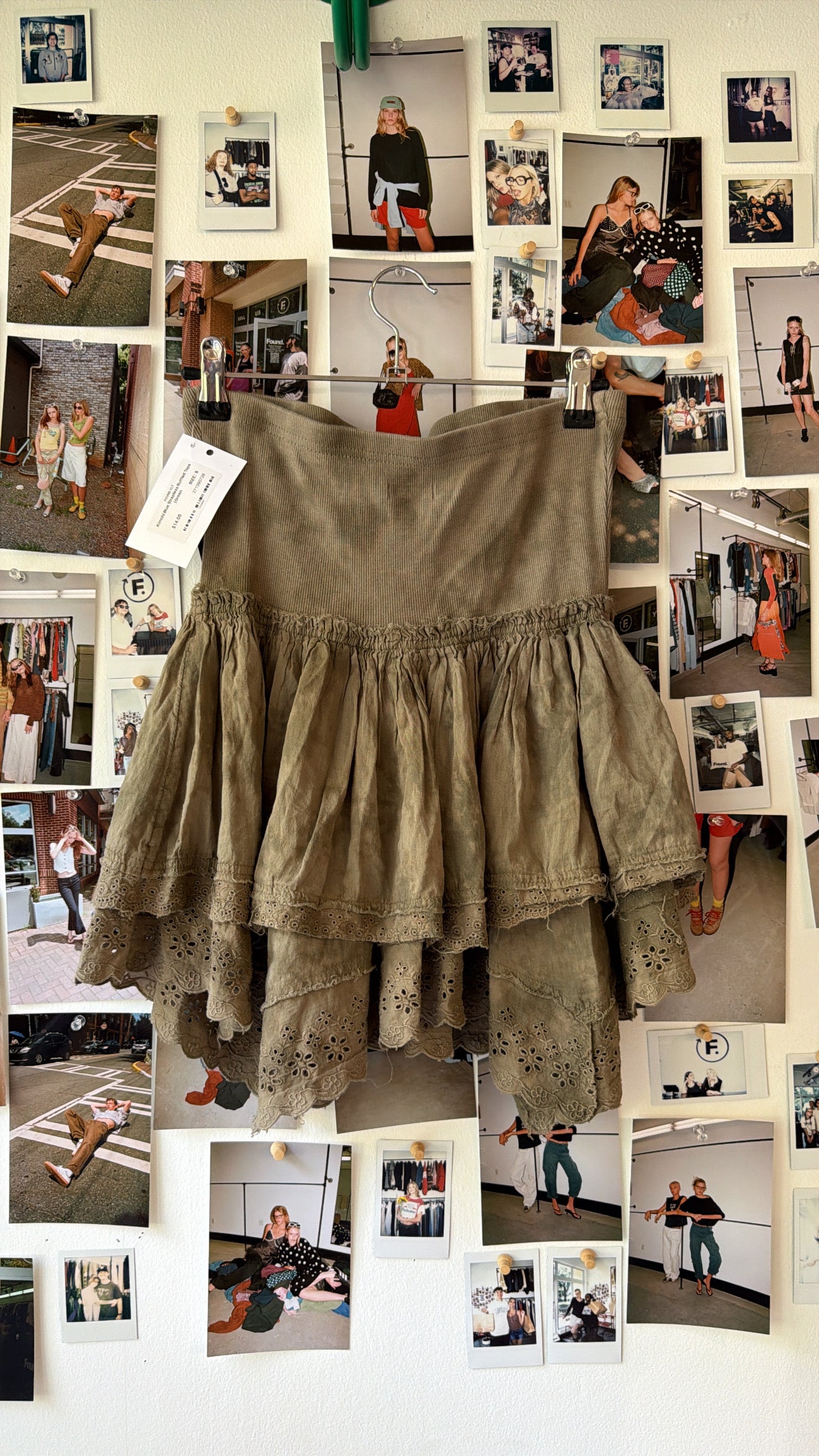 Kimchi Blue Strapless Ruffled Tops