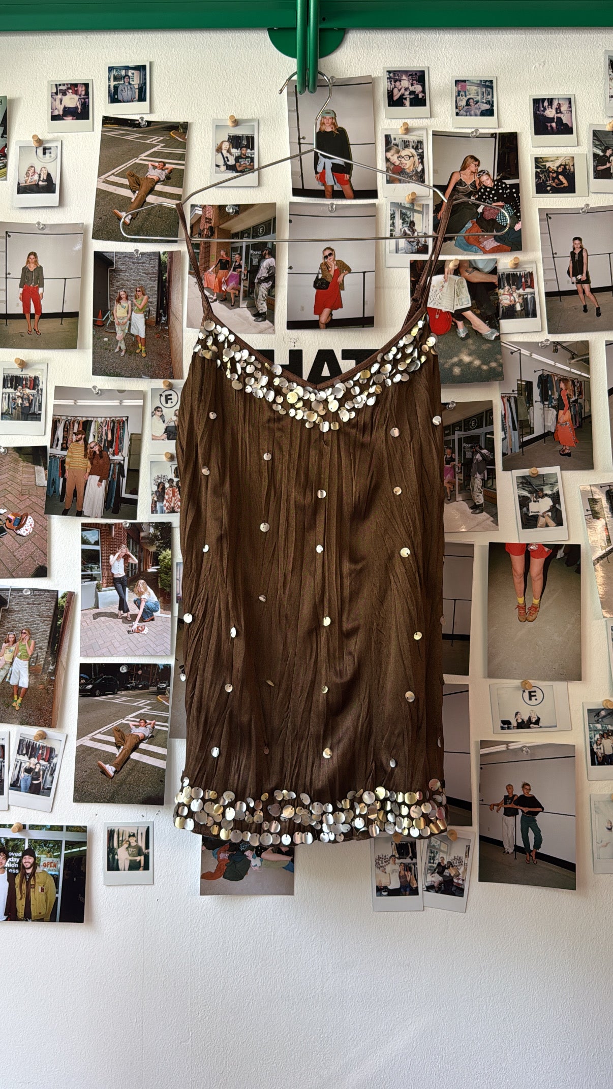 Bongo  sequin satin tank  Tops