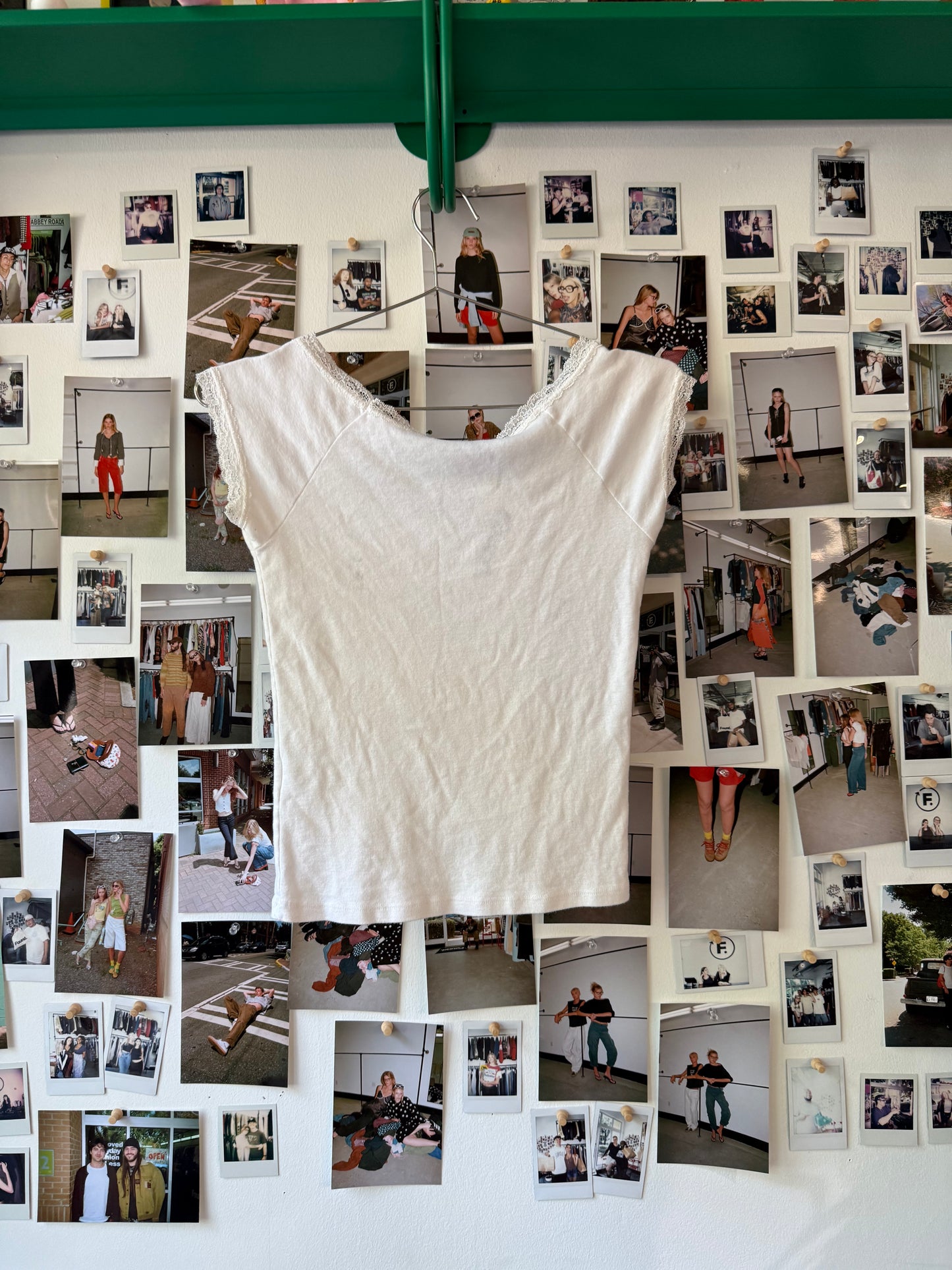 Brandy Melville  Lace tee Tops
