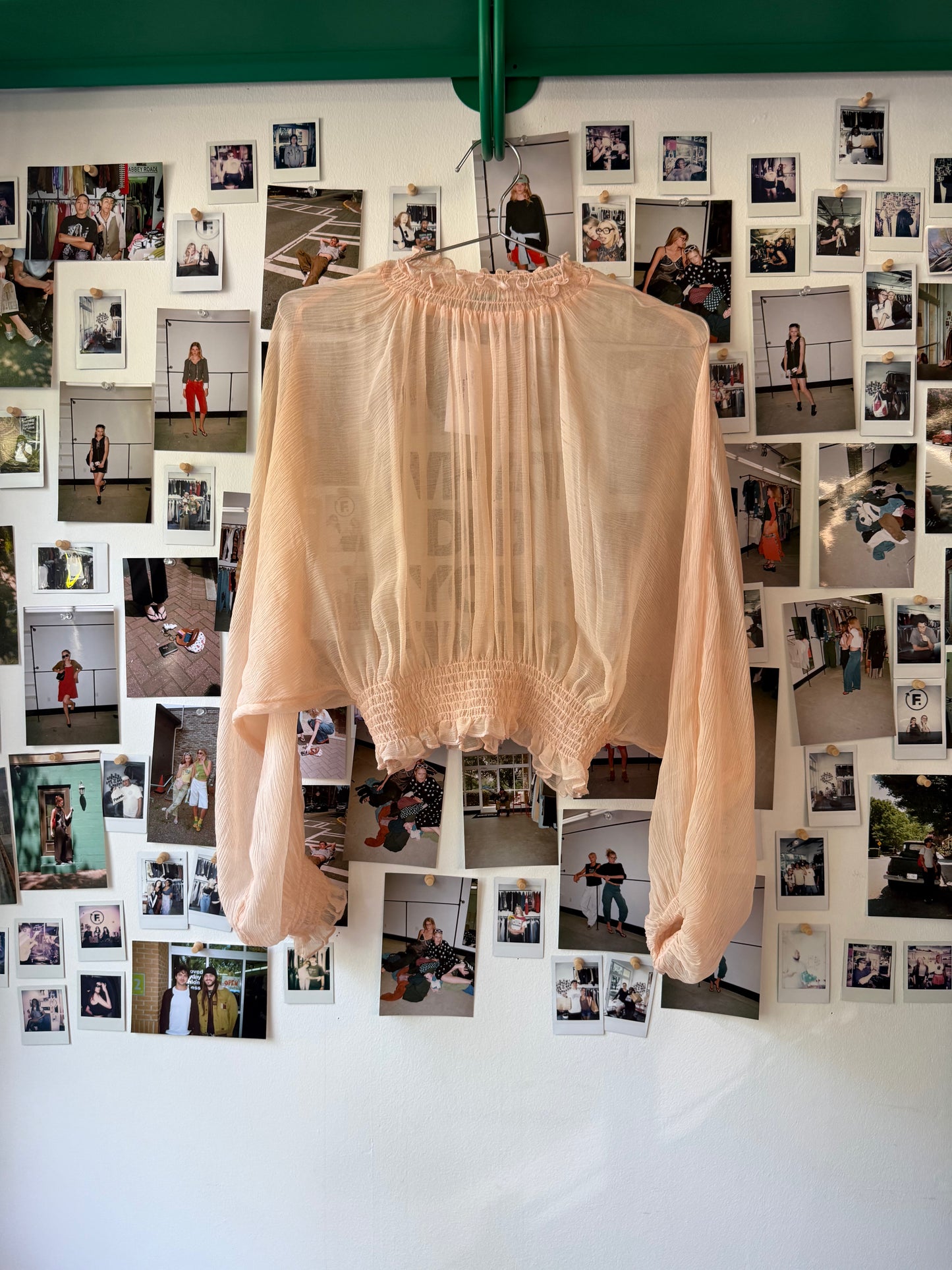 Kimchi blue  mesh longsleeve blouse Tops