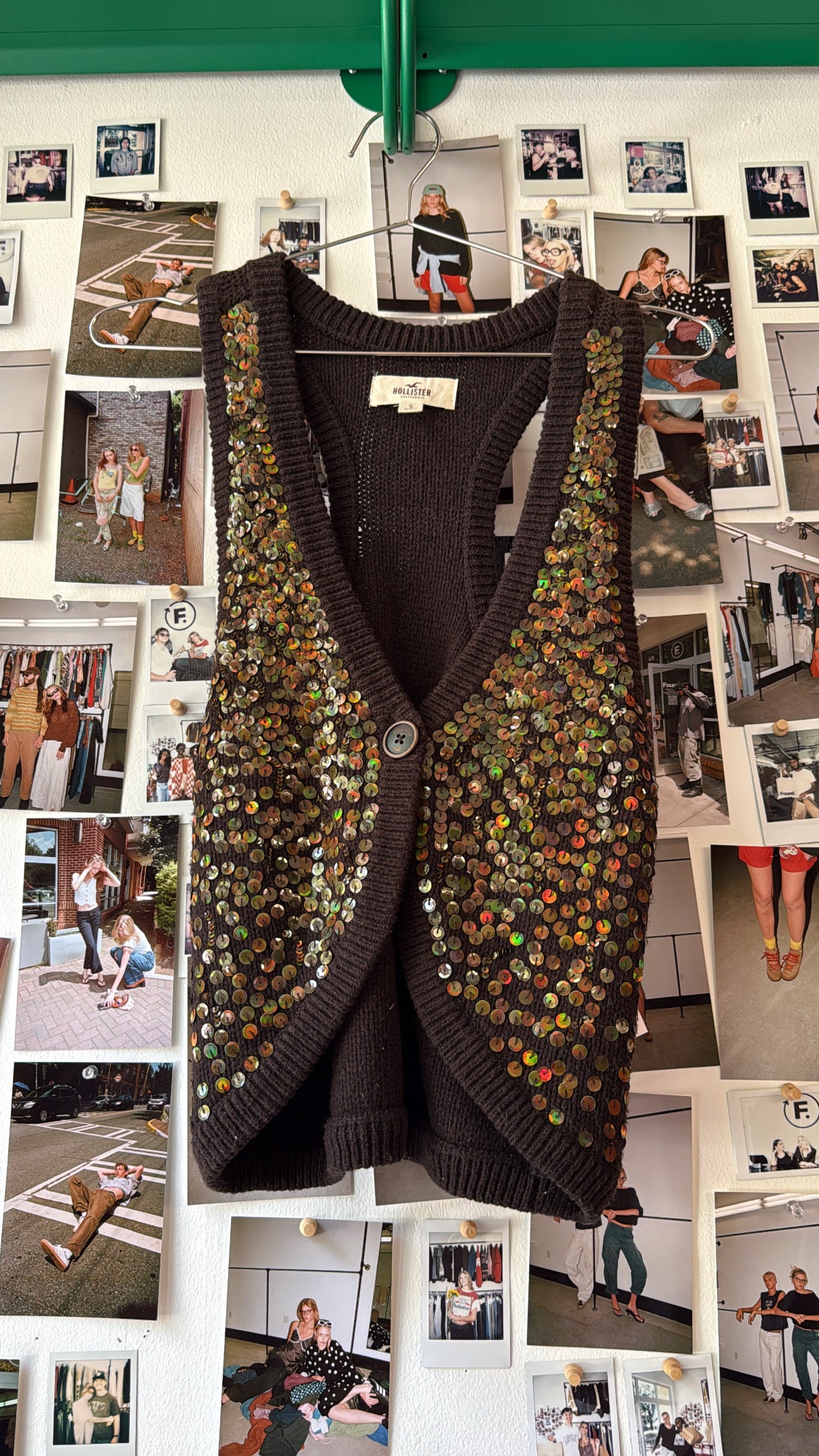 Hollister  Sequin vest  Tops