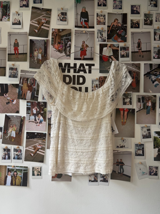 Morgan  lace tank Tops