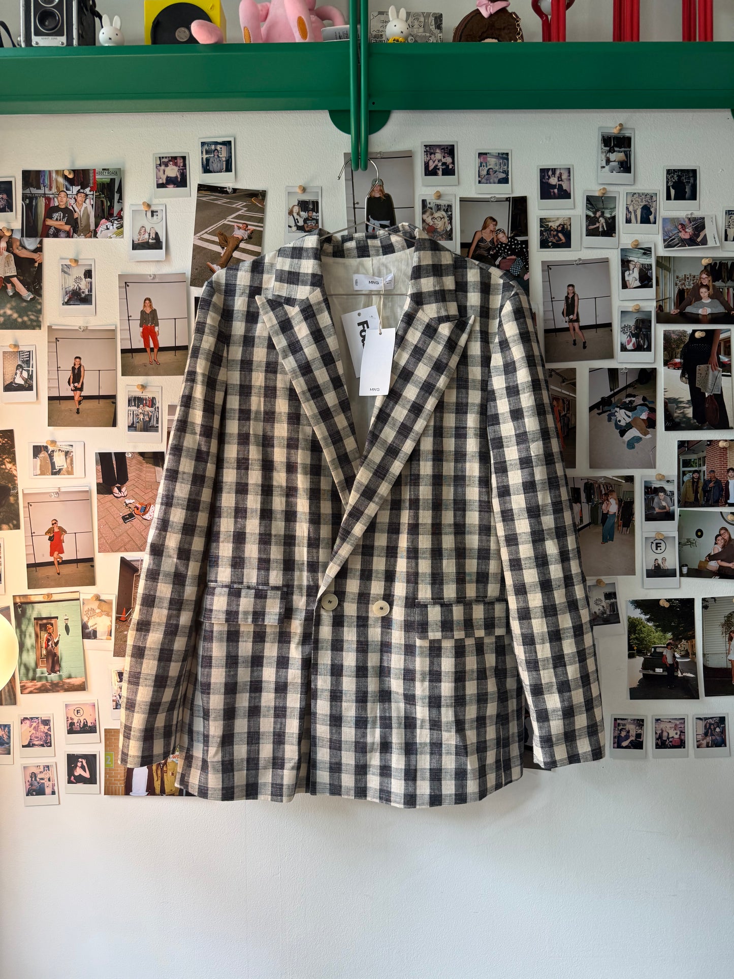 MNG plaid jacket  Outerwear