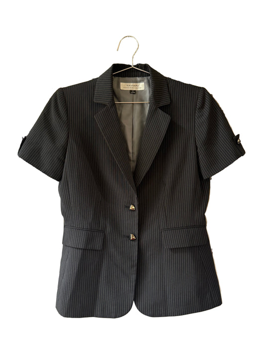 tahari pinstripe blazer Tops