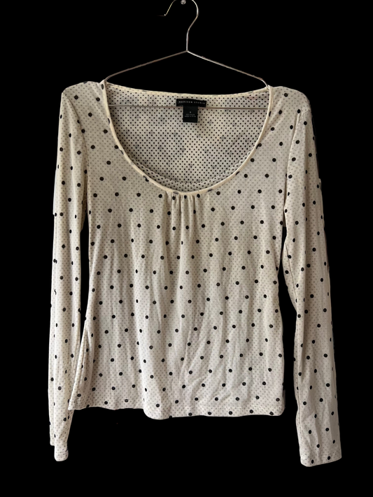 madison studio polka dot longsleeve Tops