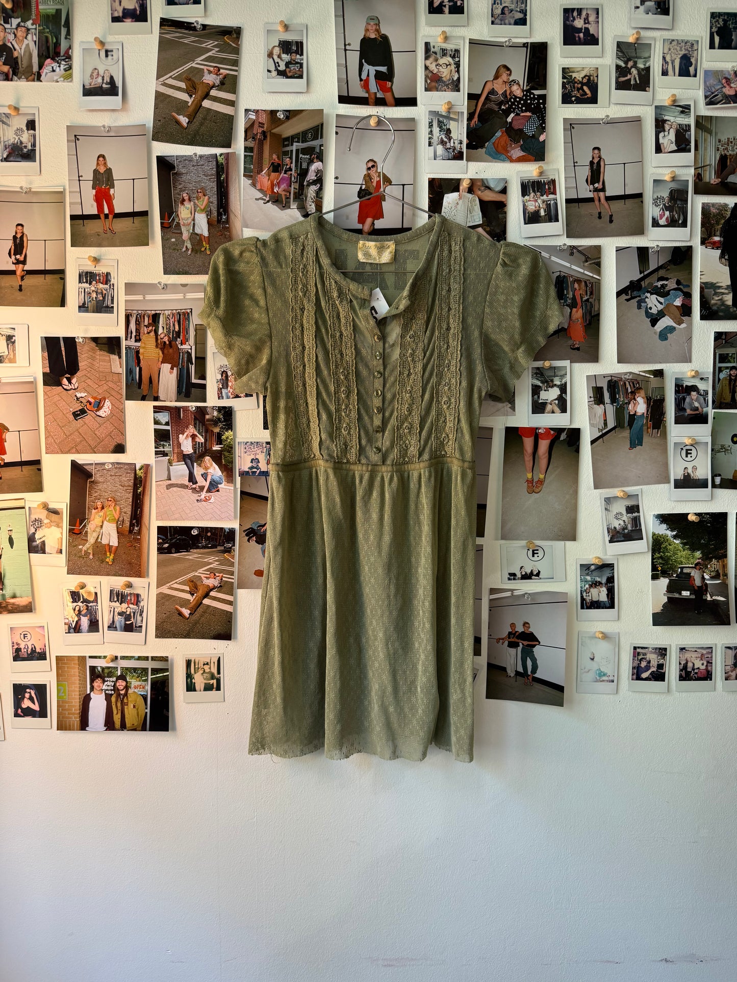 Free People  sheer ss blouse Tops