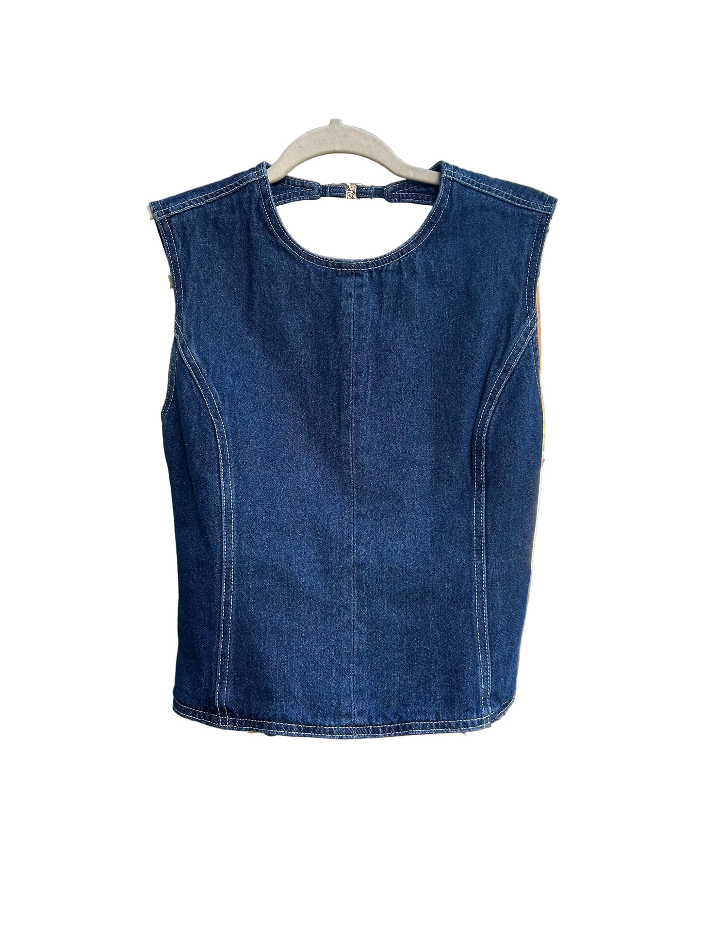 lioness denim backless tank Tops