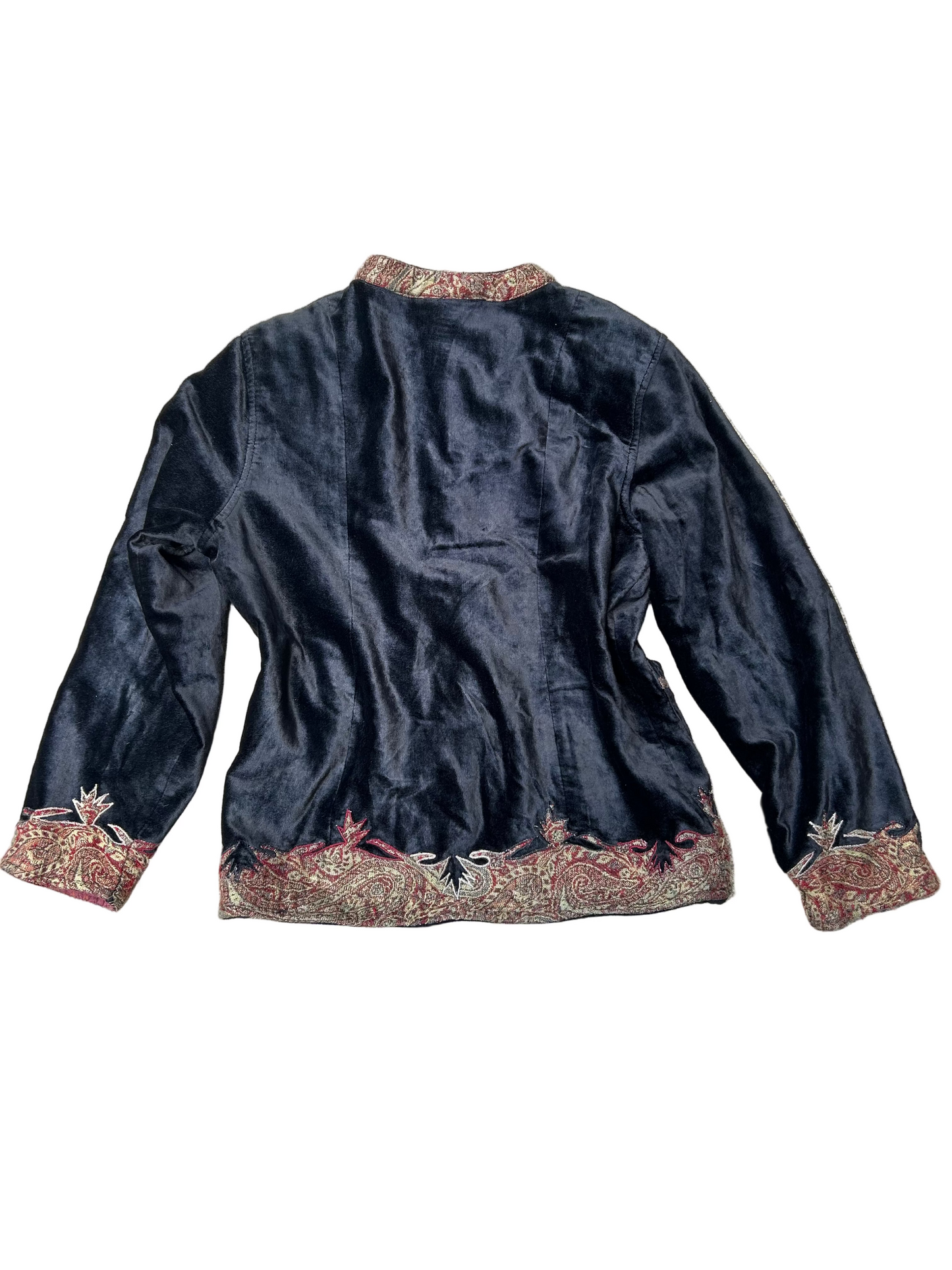 Flashback Couture  velvet embroidered jacket Outerwear