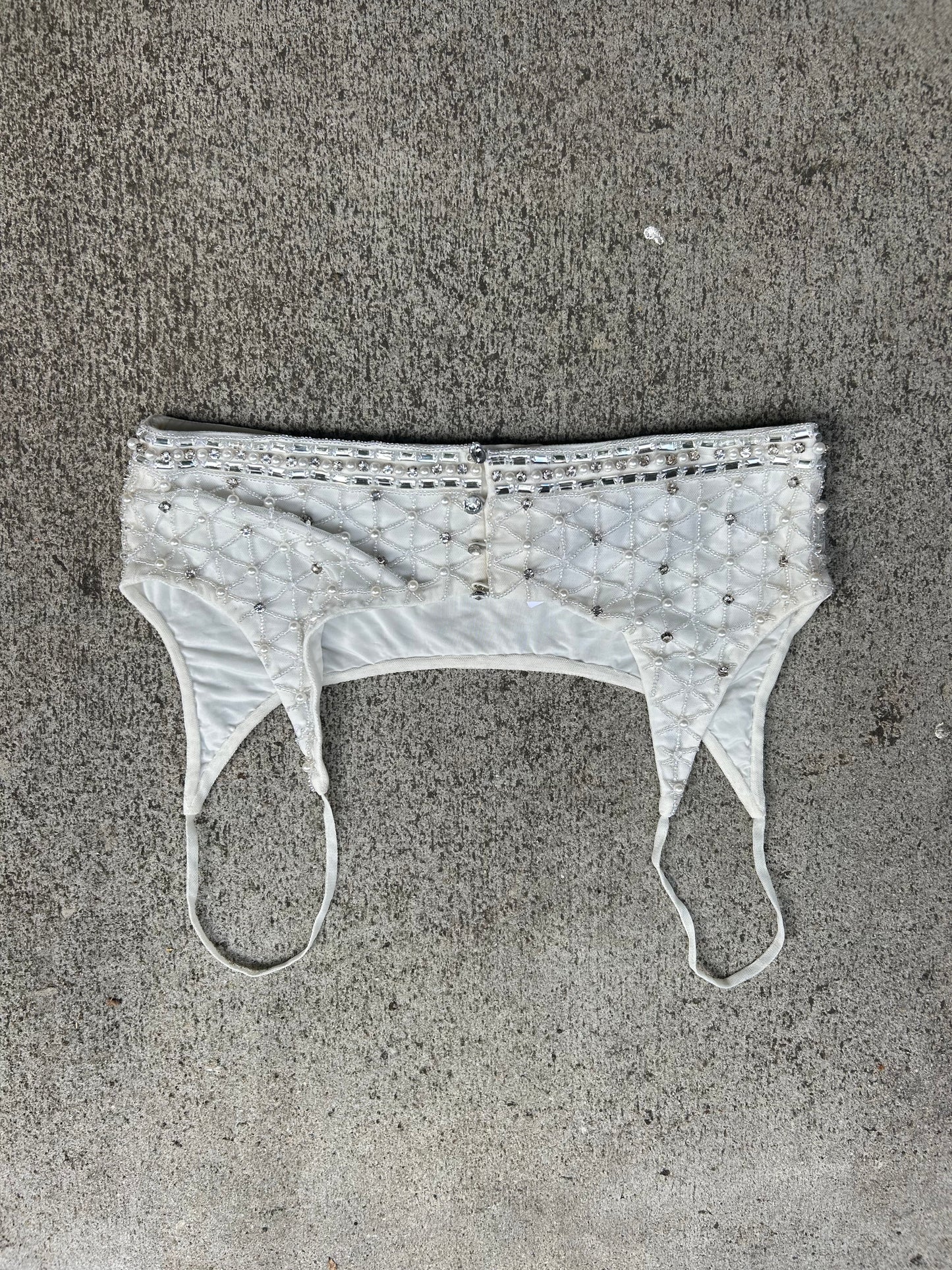 Retrofete embellished beaded croptop Tops