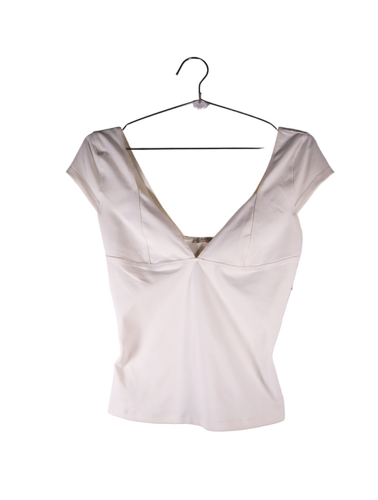 Free People V-Neck SS Top Tops