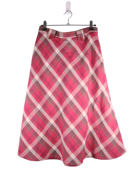 Christopher & Banks plaid midi-skirt Skirt